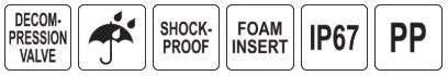 Toya Sa Poland Lagaminas | atsparus smūgiams | hermetiškas | L412 X W370 X H200 mm (YT-088975)