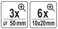 Toya Sa Poland LUPA DWIE SOCZEWKI 3X/6X