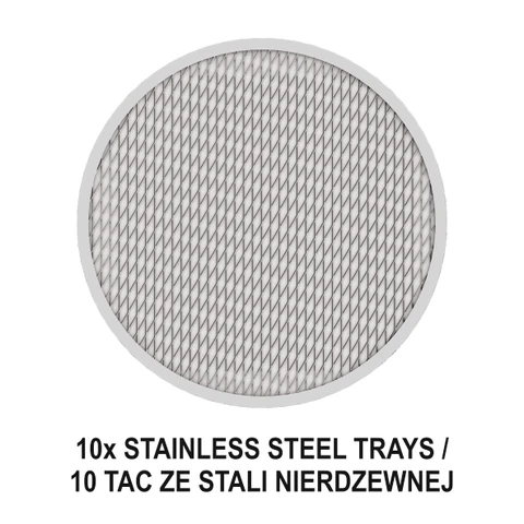 Toya Sa Poland Maisto džiovintuvas | 10 padėklų | 850 W (68283)