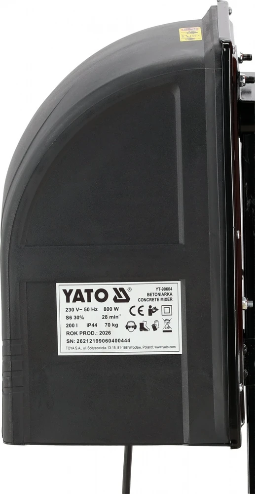 Toya Sa Poland Maišyklė skiediniui | 800W | 200L (YT-90604)