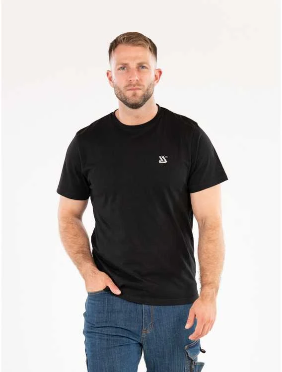 Toya Sa Poland Marškinėliai BASIC klasikiniai | juodi | 100% medvilnė | 3XL dydis (YT-78475)