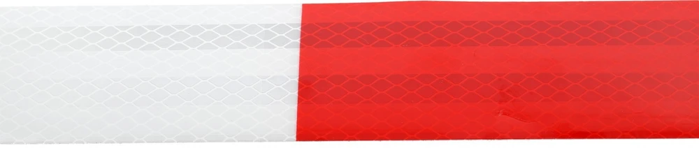 Toya Sa Poland Mikroprizminė atšvaitinė juosta | balta-raudona | 49 mm x 45,7 m (YT-72513)