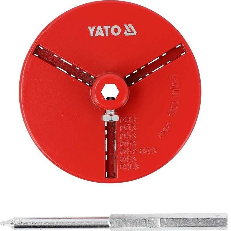 Grąžtas Yato Toya Sa Poland Montavimo plokštė karūnėlėms | su centravimo grąžtu | 33–103 mm | Ø 110 mm (YT-43919)