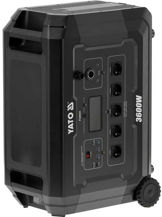 Yato Toya Sa Poland Nešiojama maitinimo stotis LiFePO4 | 3600 W | 3072 Wh (YT-83096)