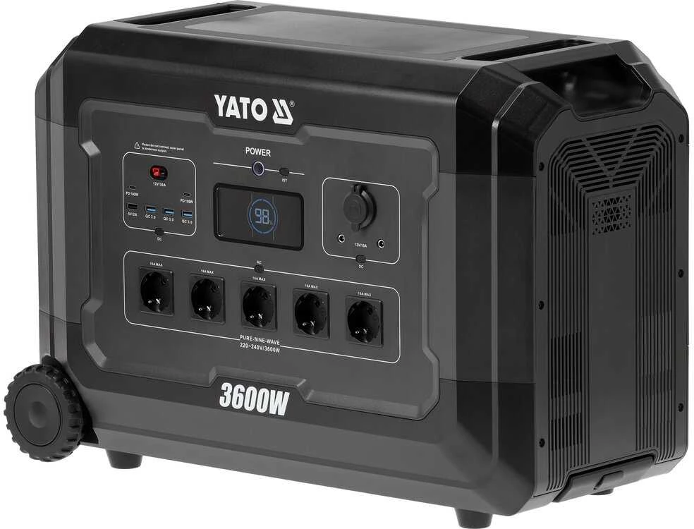 Toya Sa Poland Nešiojama maitinimo stotis LiFePO4 | 3600 W | 3072 Wh (YT-83096)