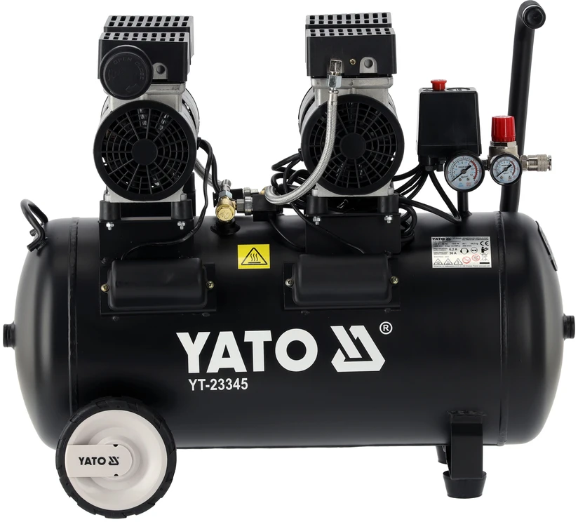 Toya Sa Poland Oro kompresorius tylus | betepalinis | 50L/0.8MPA/8BAR/115PSI/ 280l/min | 1500 W (YT-23345)