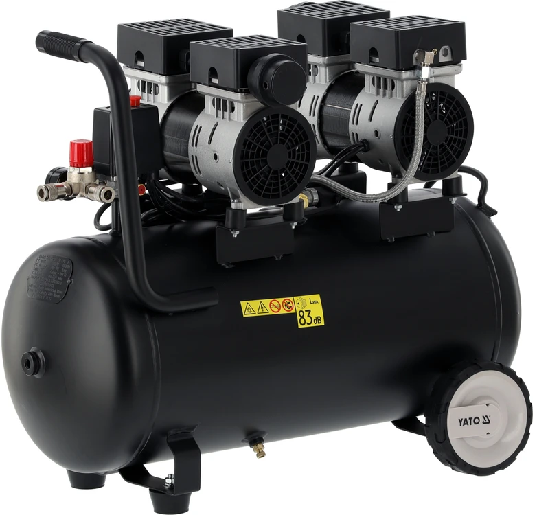 Toya Sa Poland Oro kompresorius tylus | betepalinis | 50L/0.8MPA/8BAR/115PSI/ 280l/min | 1500 W (YT-23345)