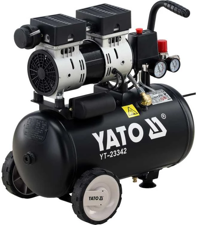 Toya Sa Poland Oro kompresorius tylus | betepalinis | 24L/0.8MPA/8BAR/116PSI/ 140l/min | 750 W (YT-23342)