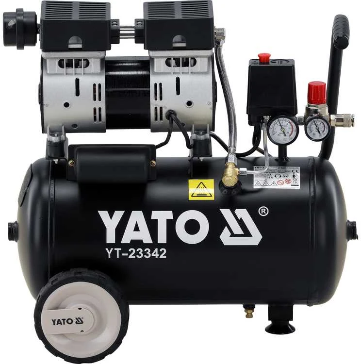 Toya Sa Poland Oro kompresorius tylus | betepalinis | 24L/0.8MPA/8BAR/116PSI/ 140l/min | 750 W (YT-23342)