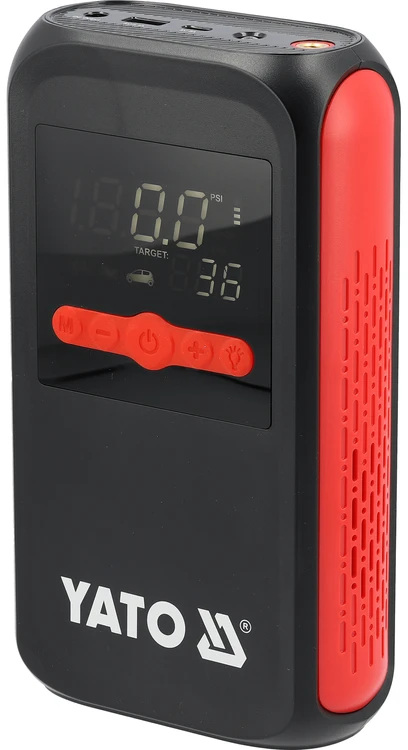 Yato Toya Sa Poland Paleidimo įrenginys su kompresoriumi | 12 V | 12000 mAh | pikinė srovė 600 A (YT-83086)