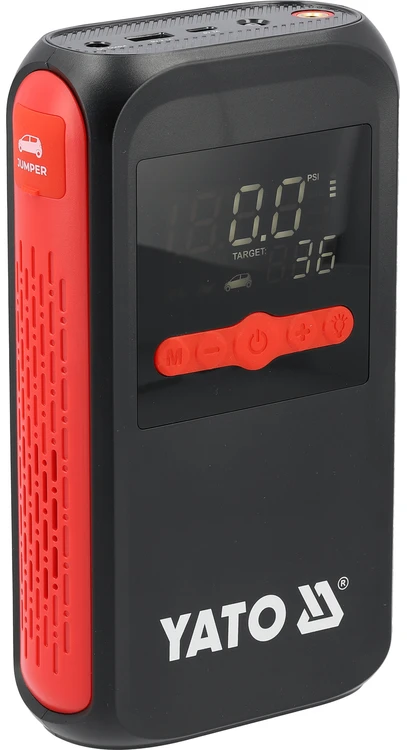 Yato Toya Sa Poland Paleidimo įrenginys su kompresoriumi | 12 V | 12000 mAh | pikinė srovė 600 A (YT-83086)