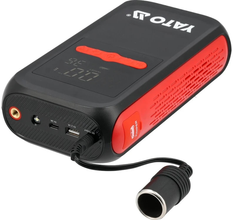 Yato Toya Sa Poland Paleidimo įrenginys su kompresoriumi | 12 V | 12000 mAh | pikinė srovė 600 A (YT-83086)