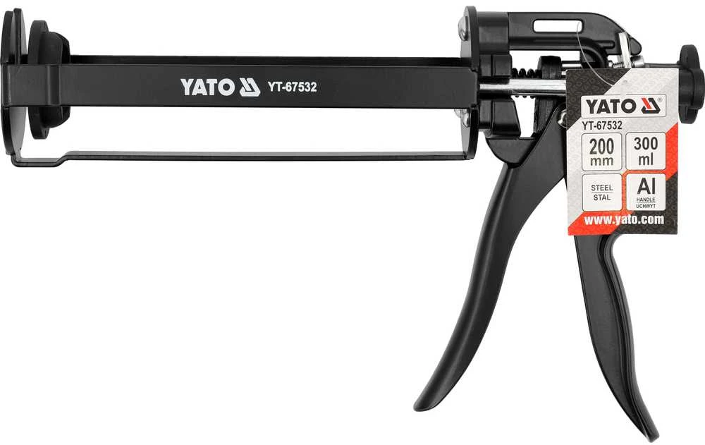 Toya Sa Poland Pistoletas silikonui 200 mm | 300 ml (YT-67532)