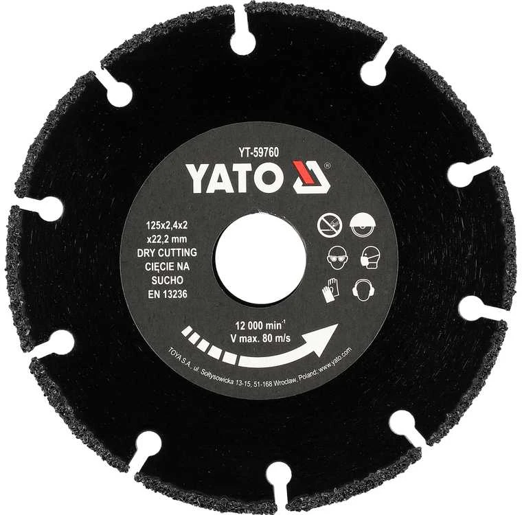 Toya Sa Poland Pjovimo diskas medžiui | 125 mm (YT-59760)