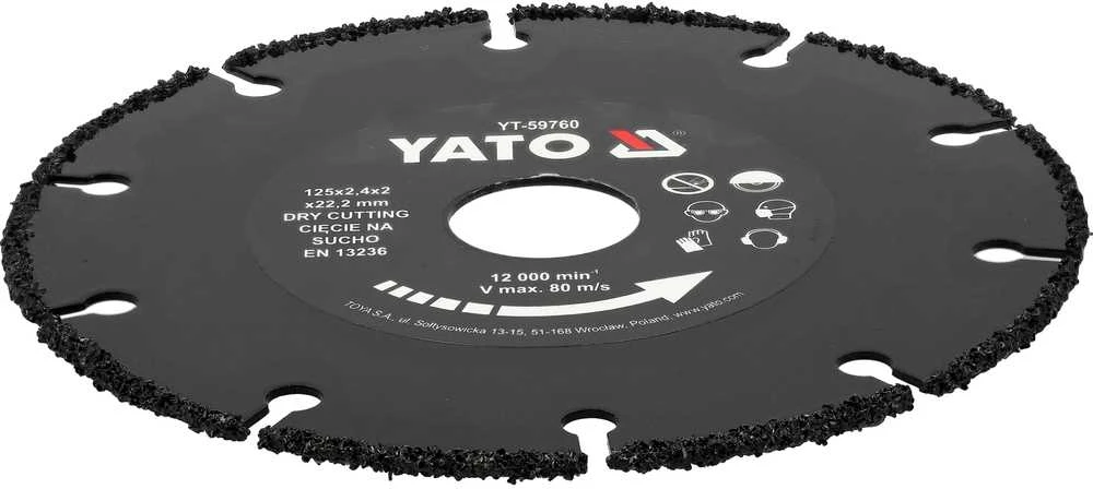 Toya Sa Poland Pjovimo diskas medžiui | 125 mm (YT-59760)