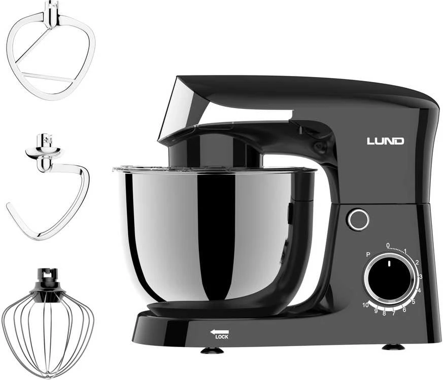Virtuvinis kombainas Lund Toya Sa Poland Planetarinis mikseris | 1500 W | 4L | 10 greičių (67812)
