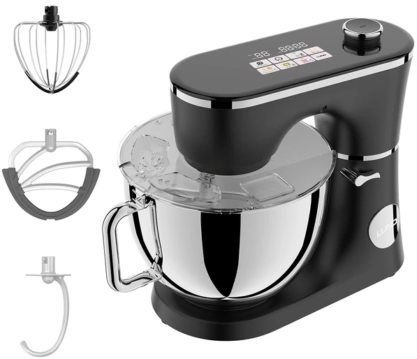 Virtuvinis kombainas Toya Sa Poland Planetarinis mikseris | 2000 W | 6L | 8 greičiai + turbo | LED CONTROL | timer (67815)