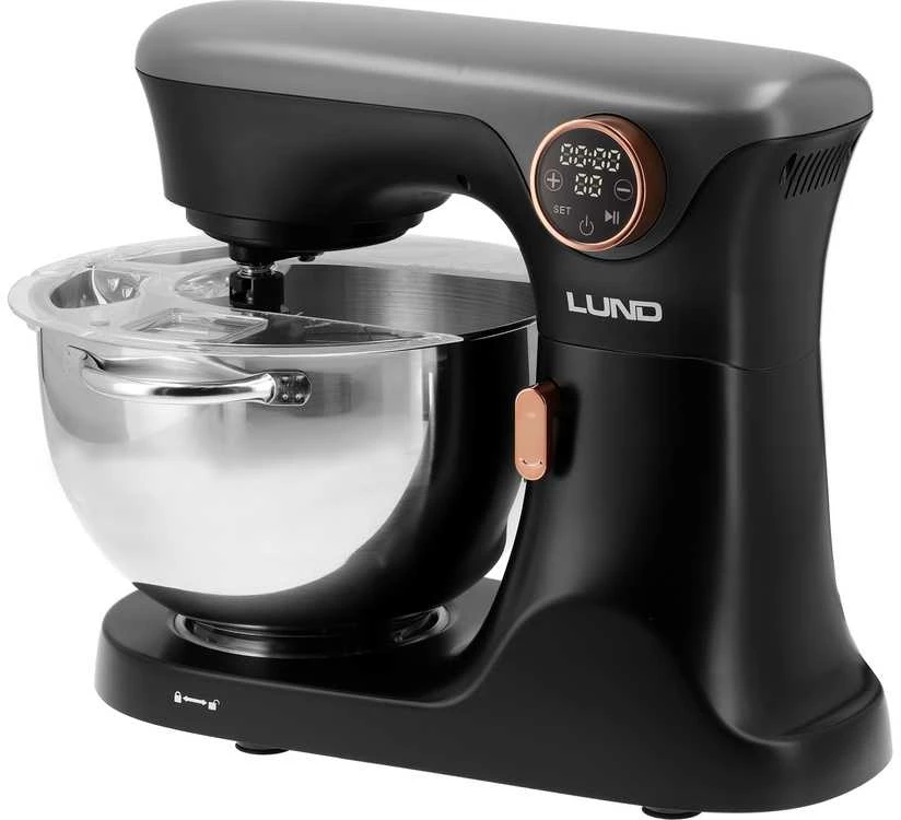 Virtuvinis kombainas Lund Toya Sa Poland Planetarinis mikseris | 2000 W | 6L | 10 greičių + turbo | timer (67814)