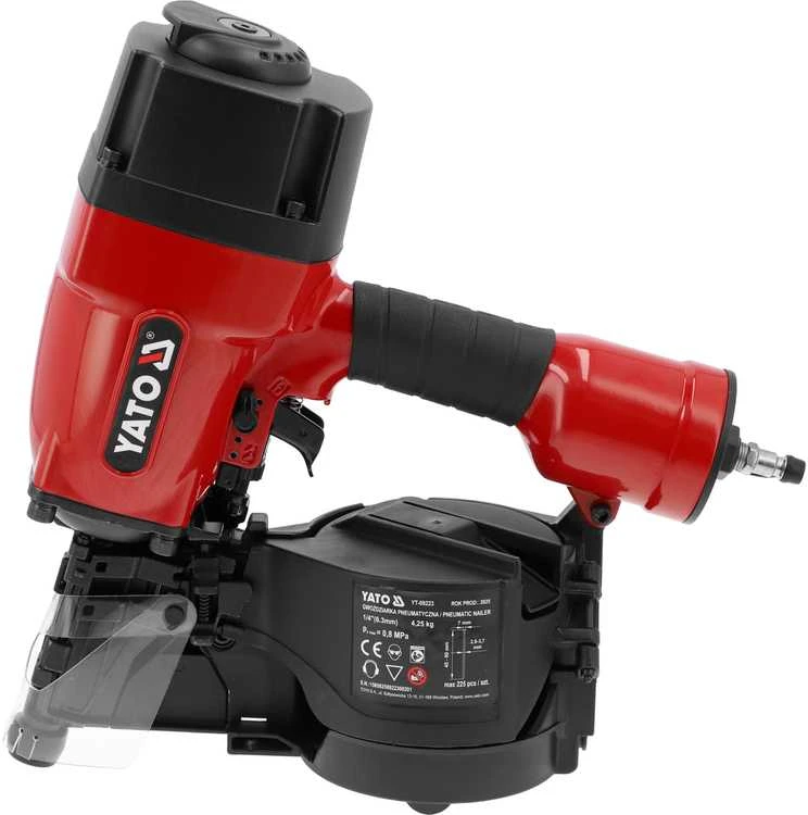 Toya Sa Poland Būgninis vinių kalimo įrankis, dailidės ir apmušalų darbams, tvirta konstrukcija, 45-90mm vinių talpa