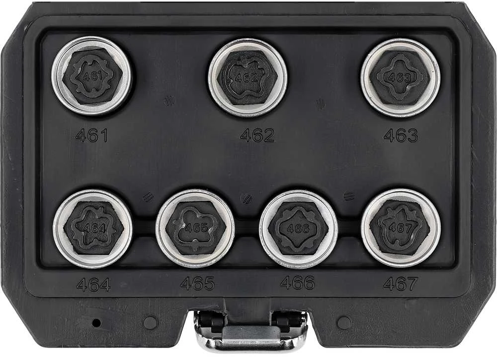 Toya Sa Poland Ratų varžtų slapukų rinkinys – OPEL, profesionalus – 17 mm, 7 vnt (YT-060395)