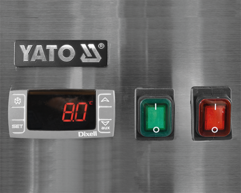 Toya Sa Poland Šaldymo stalas | 2 stiklinių durų | 282 l (YG-05252)