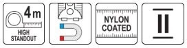 Toya Sa Poland Ruletė 8 m x 32 mm (YT-71091)