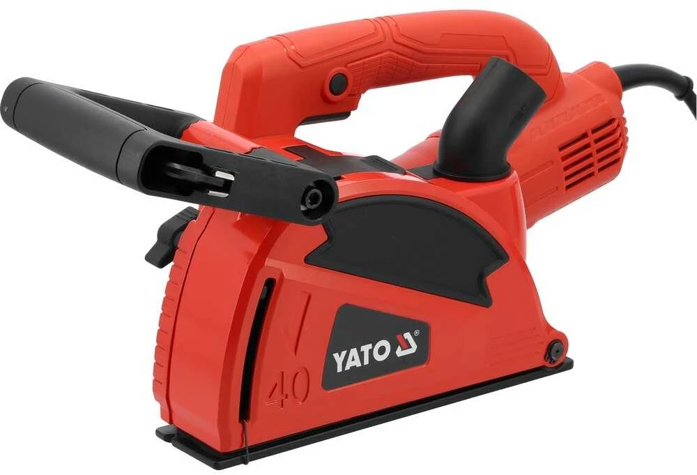 Yato Toya Sa Poland 1800 W griovelių pjovimo įrankis | 150 mm diskai | su dulkių nusiurbimu ir reguliuojamu gyliu iki 40 mm (YT-82016)