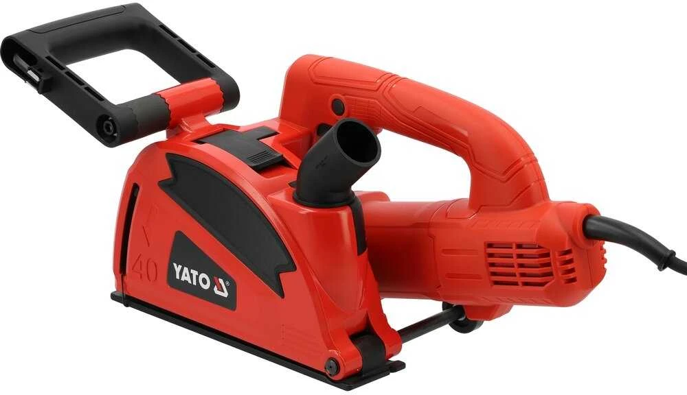 Yato Toya Sa Poland 1800 W griovelių pjovimo įrankis | 150 mm diskai | su dulkių nusiurbimu ir reguliuojamu gyliu iki 40 mm (YT-82016)