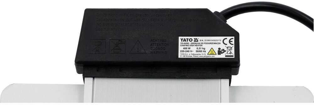 Yato Toya Sa Poland Šildymo elementas maisto šildytuvui | 400 W | 280x197x20 mm (YG-04592)