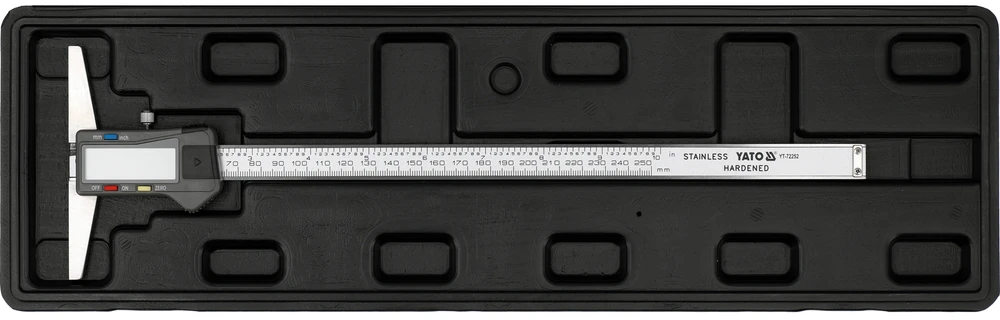 Yato Skaitmeninis gylio slankmatis | 0–250 mm (YT-72252)