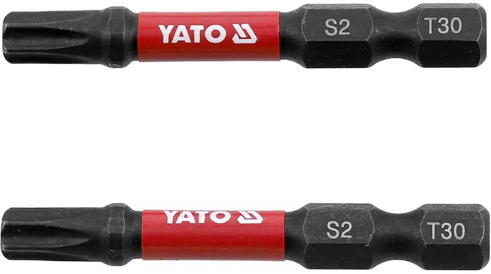 Toya Sa Poland Smūginiai antgaliai T-Star (Torx) T30 | S2 plienas | 6,3 mm (1/4") | 2 vnt. (YT-78056)