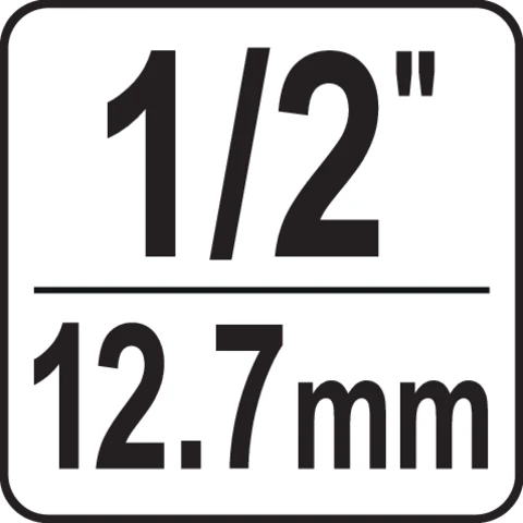 Yato Toya Sa Poland Smūginių trumpų galvučių rinkinys – AS-Drive 1/2", CrMo – 10–27 mm, 15 vnt (YT-10253)