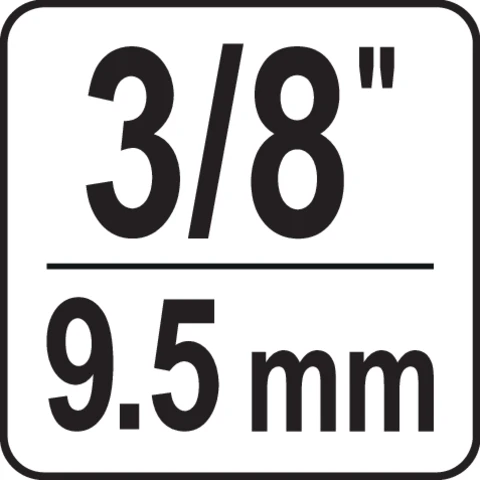 Yato Toya Sa Poland Smūginių trumpų galvučių rinkinys – AS-Drive 1/2", CrMo – 10–27 mm, 15 vnt (YT-10253)