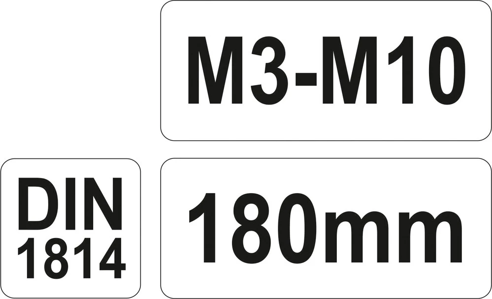 YATO POKRĘTŁO DO GWINTOWNIKÓW M3-M10 YT-2996