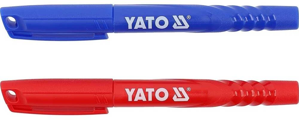 Yato Toya Sa Poland Techniniai markeriai | 2 vnt | raudona mėlyna (YT-69301)