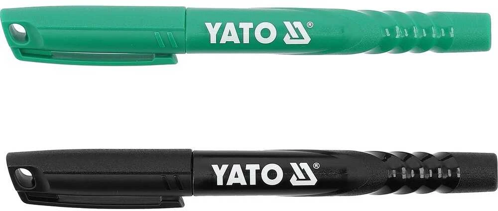 Yato Toya Sa Poland Techniniai markeriai | 2 vnt | juoda žalia (YT-69300)