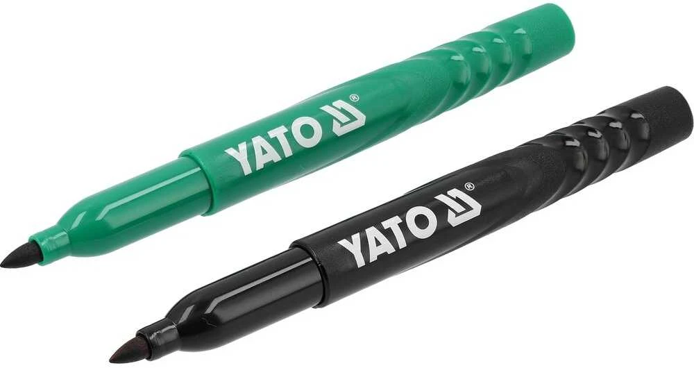 Yato Toya Sa Poland Techniniai markeriai | 2 vnt | juoda žalia (YT-69300)