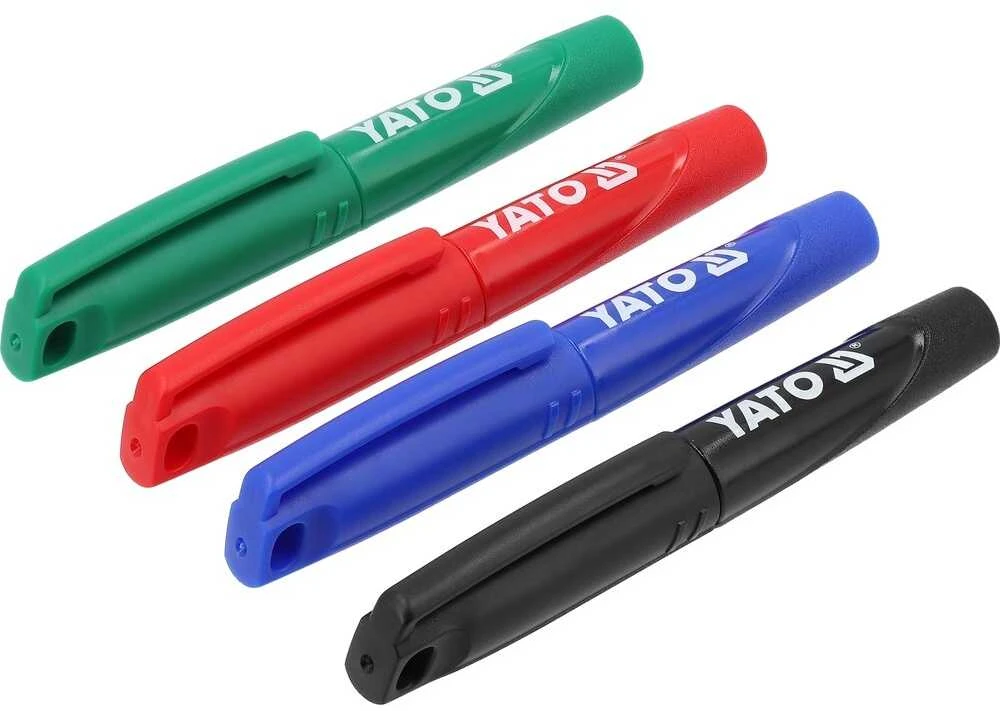 Toya Sa Poland Techniniai markeriai mini rinkinys | 72 vnt | juoda žalia raudona mėlyna (YT-69311)