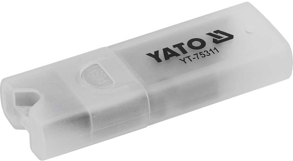 Toya Sa Poland Trapecinių atsarginių ašmenų rinkinys | SK5 | 61 × 19 × 0,6 mm | 10 vnt. (YT-75311)