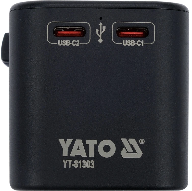 Yato Universalus kelioninis adapteris su USB-C PD 65W, greitas įkroviklis, adapteris kelionėms