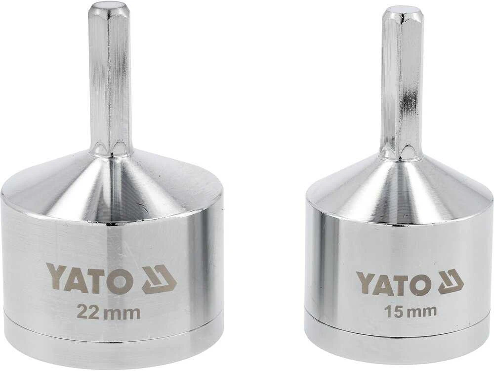 Toya Sa Poland Vario vamzdžių valymo šepečių rinkinys | 15 mm ir 22 mm | 2 vnt (YT-63720)