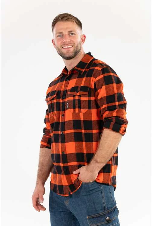 Toya Sa Poland Vyriški flaneliniai marškiniai raudoni | 100% medvilnė | 2XL dydis (YT-78804)