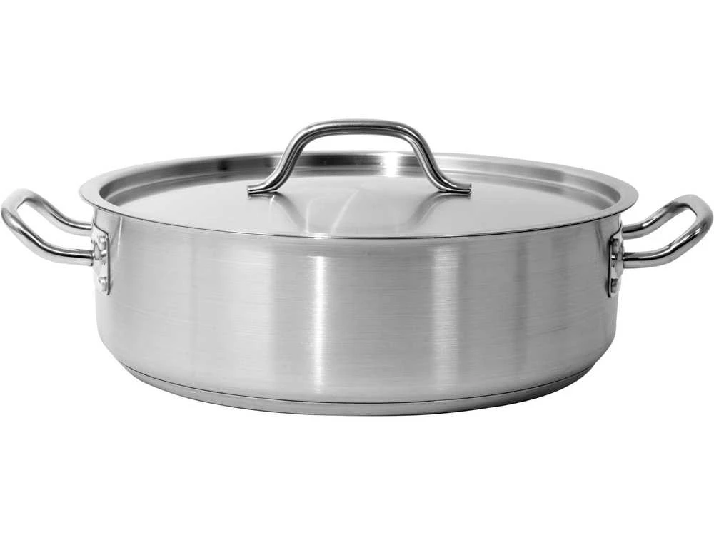 Toya Sa Poland Nerūdijančio plieno troškinimo puodas su dangčiu, 36x11cm, 11,2L troškinimo puodas