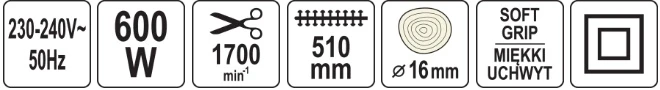 Gyvatvorių žirklės krūmams Yato YT-84770