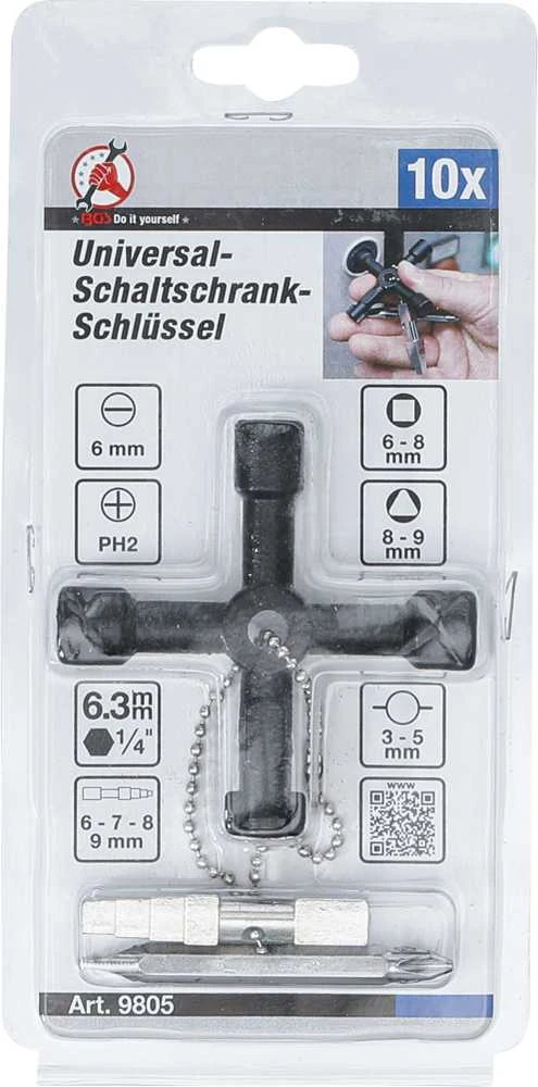 Bgs Technic Universalus skydinės/komutatoriaus raktas (9805)
