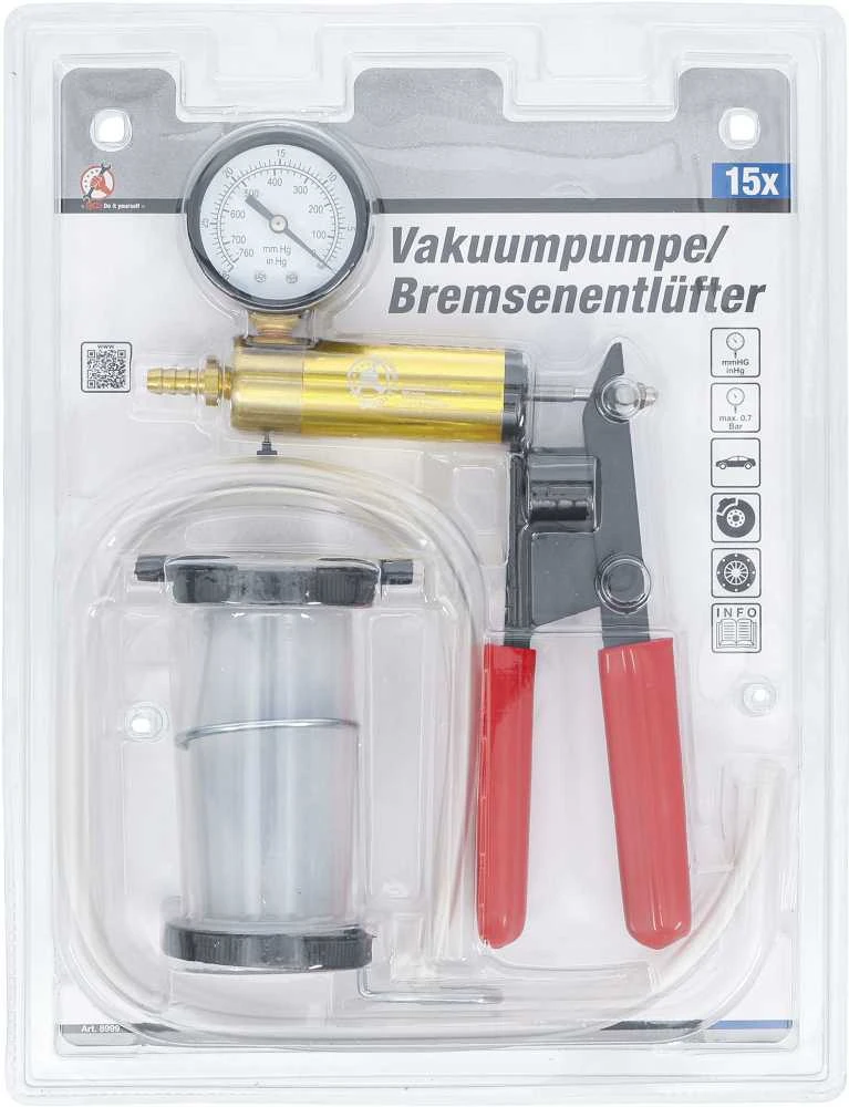 Bgs Technic Vakuuminis siurblys / stabdžių nuorinimo įrankis | maks. 0,7 baro (8999)