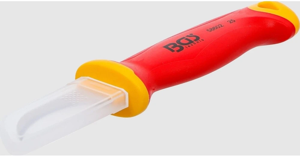 Bgs Technic VDE kabelių peilis su kablio formos geležte | 180 mm (35893)