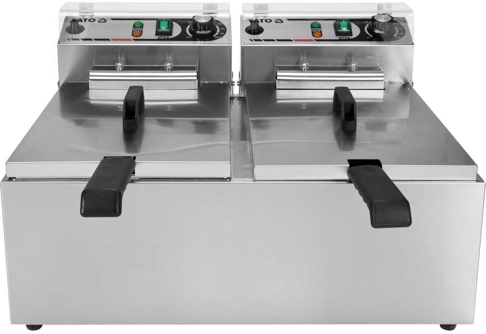Toya Sa Poland Elektrinė gruzdintuvė 2 kamerų | 2 × 11,5 l (YG-04624)
