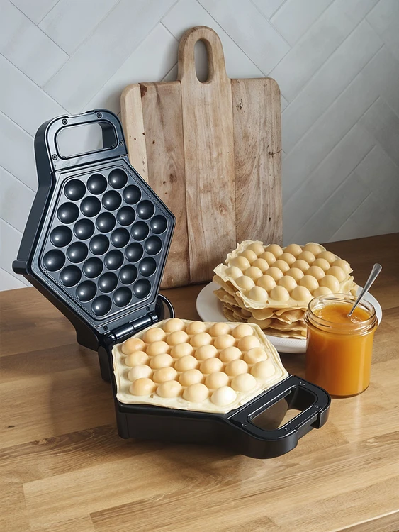 Vaflinė Toya Sa Poland Burbulinių vaflių gamintojas, 700W, nelipni danga, vaflių mašina
