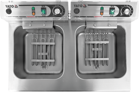 Toya Sa Poland Elektrinė gruzdintuvė su spintele | 2 × 11,5 l (YG-04638)
